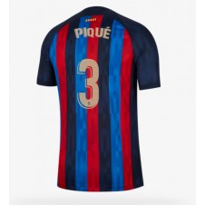 Barcelona Gerard Pique #3 Hjemmedrakt 2022-23 Kortermet
